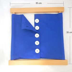 กรอบไม้แต่งตัวกระดุมเม็ดใหญ่ - Image 4