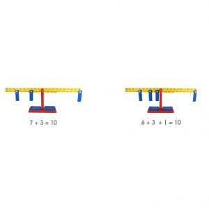 คานชั่งตัวเลขพร้อมแผ่นน้ำหนักชุดใหญ่ ( Math Balance) - Image 4