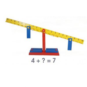 คานชั่งตัวเลขพร้อมแผ่นน้ำหนักชุดใหญ่ ( Math Balance) - Image 3