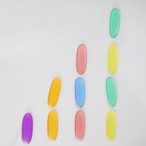 ชุดหินสีโปร่งแสง (Junior Rainbow Pebbles (Clear color)) - Image 11