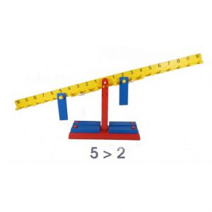 คานชั่งตัวเลขพร้อมแผ่นน้ำหนักชุดใหญ่ ( Math Balance) - Image 5