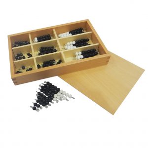 ลูกปัดไล่ลำดับขาว-ดำพร้อมกล่อง(Black and White Bead Stairs) - Image 3