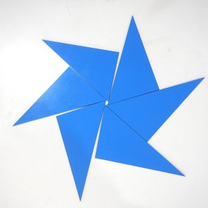 สามเหลี่ยมสีฟ้า  (Constructive Blue Triangles) - Image 4