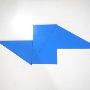 สามเหลี่ยมสีฟ้า  (Constructive Blue Triangles) - Image 5