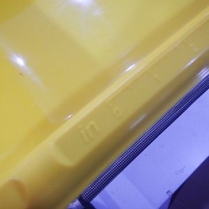 ชุดถาดกิจกรรมน้ำและทรายสีเหลืองพร้อมขาตั้งมีล้อเลื่อน (Yellow Desktop water Tray with Stand) - Image 6