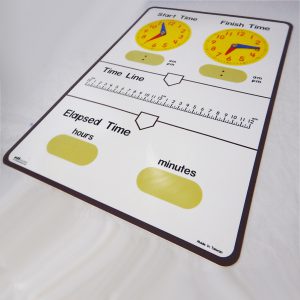 กระดานเกมจับเวลา (Elapsed Time Dry Erase Board) - Image 6