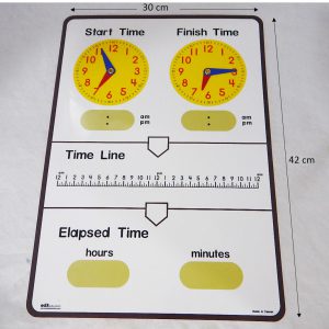กระดานเกมจับเวลา (Elapsed Time Dry Erase Board) - Image 8