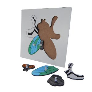 แผ่นต่อภาพรูปแมลงวัน (Fly Puzzle) - Image 3