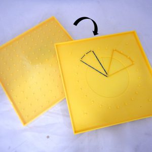 ชุดกระดานเรขาคณิตพร้อมเศษส่วนวงกลม EVA (Fraction - Geoboard) - Image 5