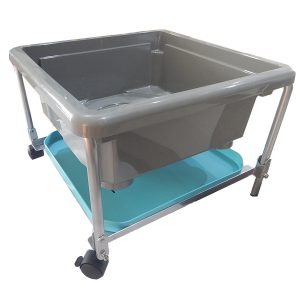 ชุดถาดกิจกรรมสร้างสรรค์สีเทา - ฟ้า พร้อมขาตั้งมีล้อเลื่อนสูง  58 cm (Fun2 Play Activity Tray with Stand 58 cm  (Grey - Blue)) - Image 7