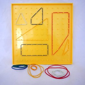 ชุดกระดานเรขาคณิตพร้อมเศษส่วนวงกลม EVA (Fraction - Geoboard) - Image 11