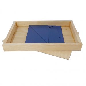 สามเหลี่ยมในมุมสี่เหลี่ยมสีน้ำเงิน  (Constructive Triangles : Rectangular Box 2) - Image 3