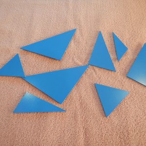 สามเหลี่ยมในมุมสี่เหลี่ยมสีน้ำเงิน  (Constructive Triangles : Rectangular Box 2) - Image 4