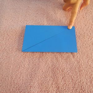 สามเหลี่ยมในมุมสี่เหลี่ยมสีน้ำเงิน  (Constructive Triangles : Rectangular Box 2) - Image 5