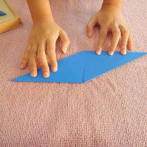 สามเหลี่ยมในมุมสี่เหลี่ยมสีน้ำเงิน  (Constructive Triangles : Rectangular Box 2) - Image 7