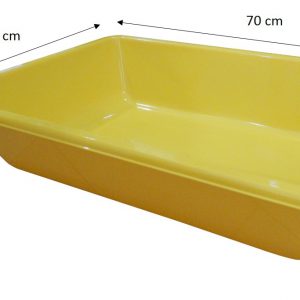 ชุดถาดกิจกรรมน้ำและทรายสีเหลืองพร้อมขาตั้งมีล้อเลื่อน (Yellow Desktop water Tray with Stand) - Image 11