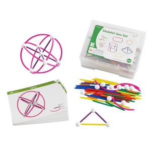 ชุดประกอบแบบรูปเรขาคณิตพร้อมใบกิจกรรม (Skeleton Geo Set) - Image 4