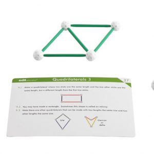 ชุดประกอบแบบรูปเรขาคณิตพร้อมใบกิจกรรม (Skeleton Geo Set) - Image 6