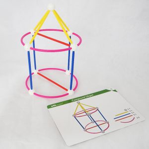 ชุดประกอบแบบรูปเรขาคณิตพร้อมใบกิจกรรม (Skeleton Geo Set) - Image 7