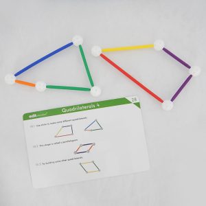 ชุดประกอบแบบรูปเรขาคณิตพร้อมใบกิจกรรม (Skeleton Geo Set) - Image 9