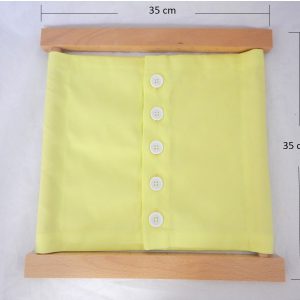 กรอบไม้แต่งตัวกระดุมเม็ดเล็ก - Image 5