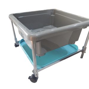 ชุดถาดกิจกรรมสร้างสรรค์สีเทา-ฟ้าพร้อมขาตั้งมีล้อเลื่อนสูง  40 cm (Fun2 Play Activity Tray with Stand 40 cm  (Grey - Blue)) - Image 6