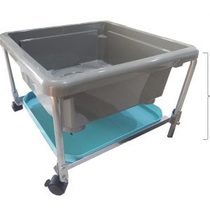 ชุดถาดกิจกรรมสร้างสรรค์สีเทา-ฟ้าพร้อมขาตั้งมีล้อเลื่อนสูง  40 cm (Fun2 Play Activity Tray with Stand 40 cm  (Grey - Blue)) - Image 7