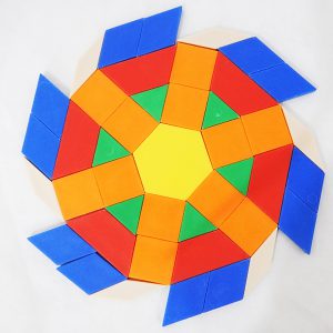 ชุดบล็อกรูปทรงเสริมการเรียนรู้ (Pattern Blocks) - Image 6
