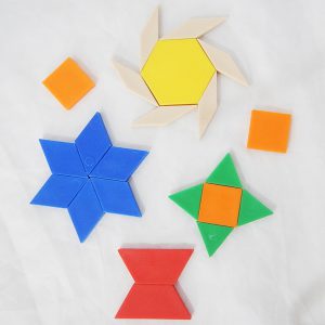 ชุดบล็อกรูปทรงเสริมการเรียนรู้ (Pattern Blocks) - Image 7